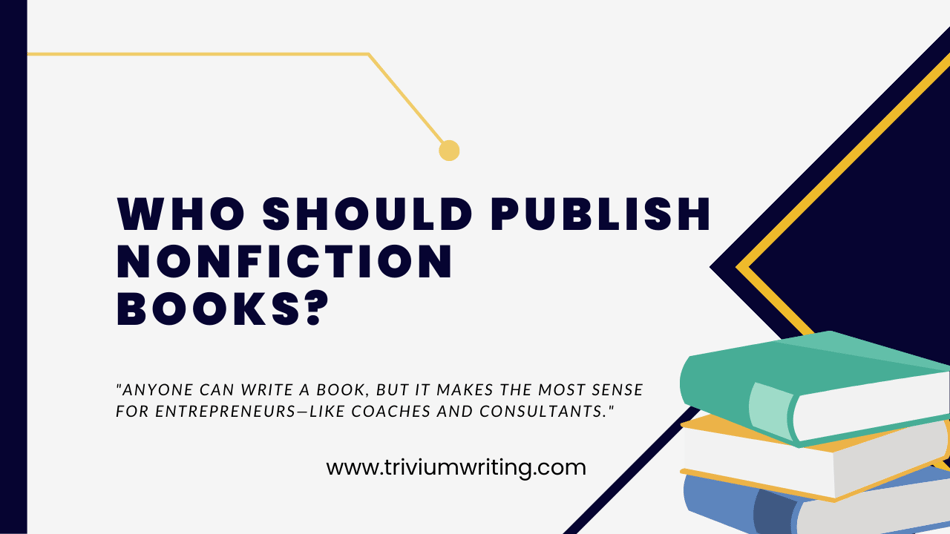 who should publish nonfiction books