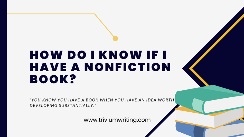 how do I know if I have a nonfiction book