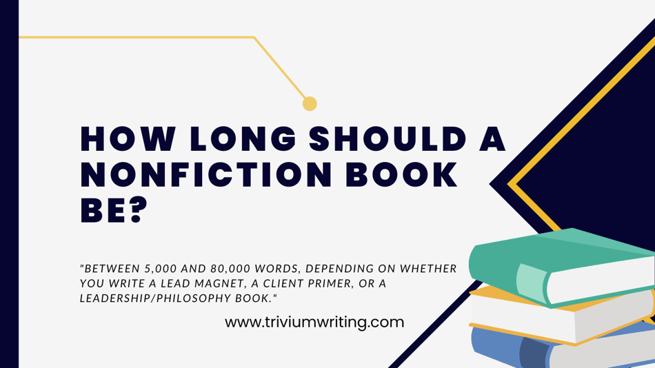 how long should a nonfiction book be graphic