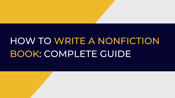 How to write a nonfiction book