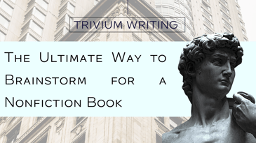 How to brainstorm for a book