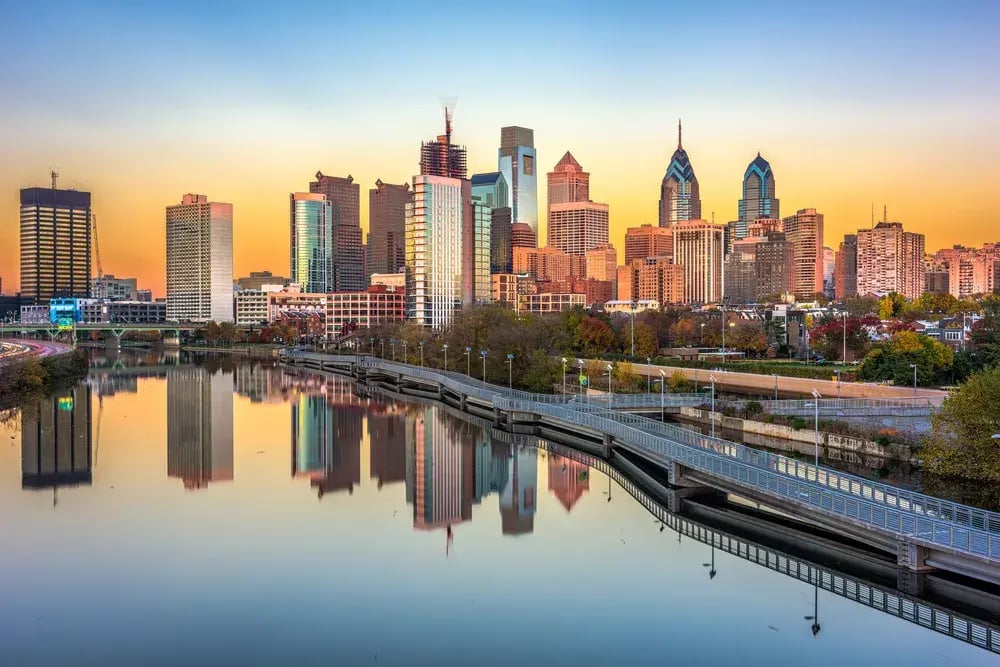 Downtown Philadelphia Skyline Downtown Philadelphia Skyline
