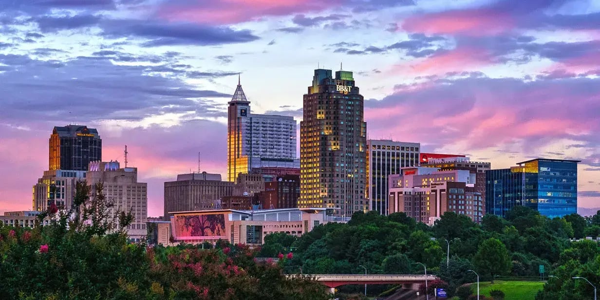 Raleigh skyline