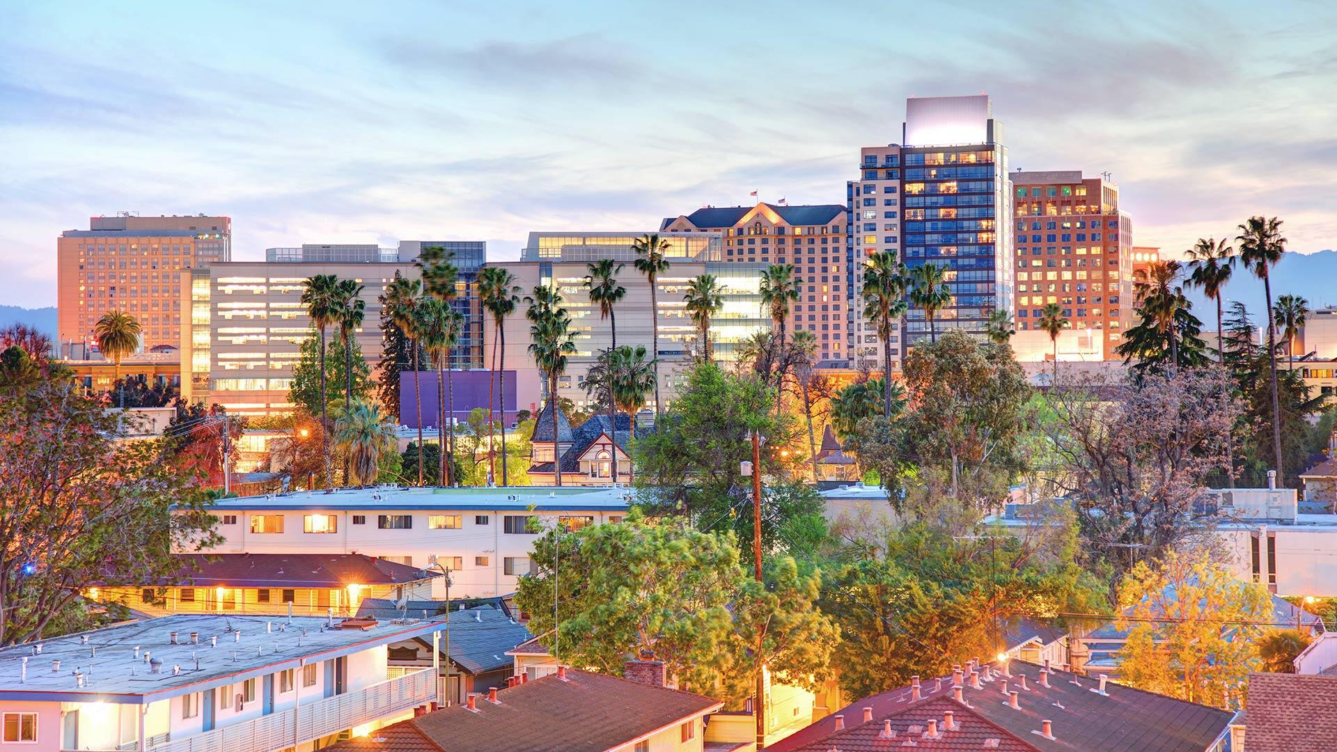 Downtown San Jose Skyline
