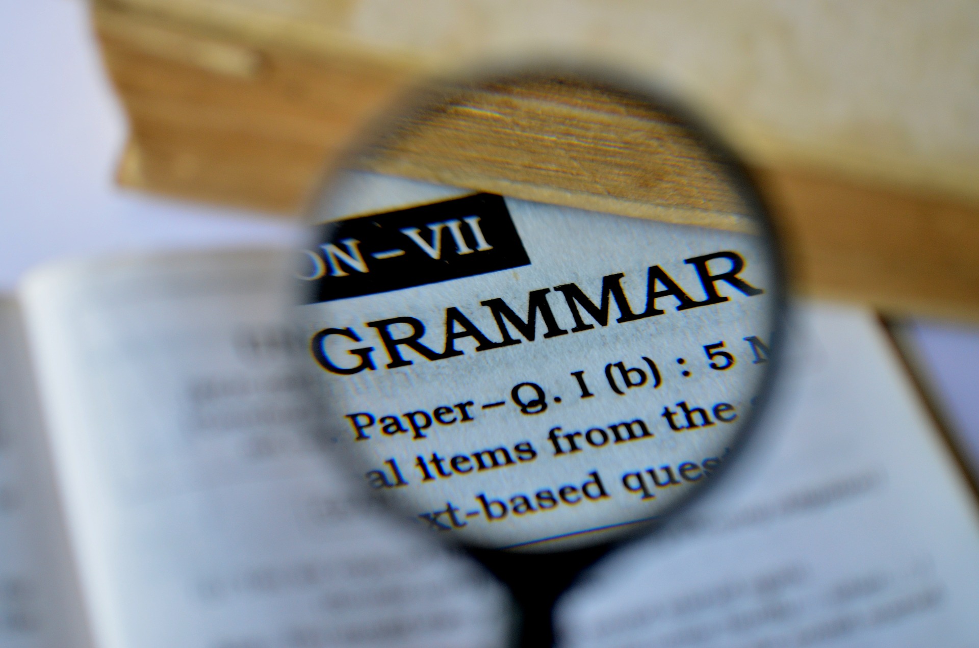 Grammar is how we arrange words in sentences to express what we mean