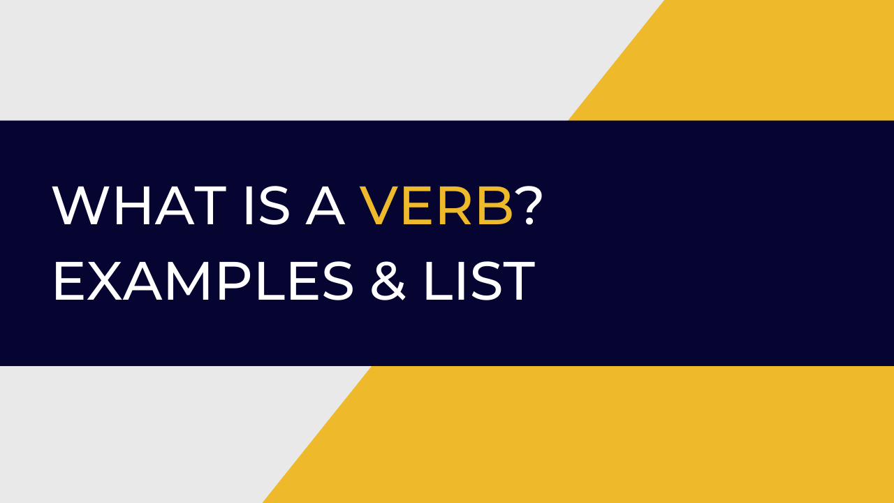 What is a verb?